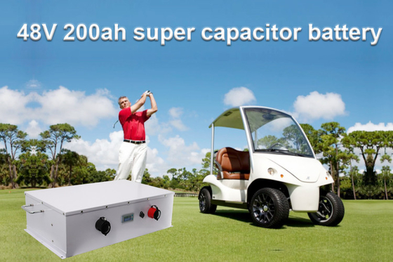 batterie chimiche eccellenti dei carretti di golf della batteria del condensatore di 48V 200Ah Graphene