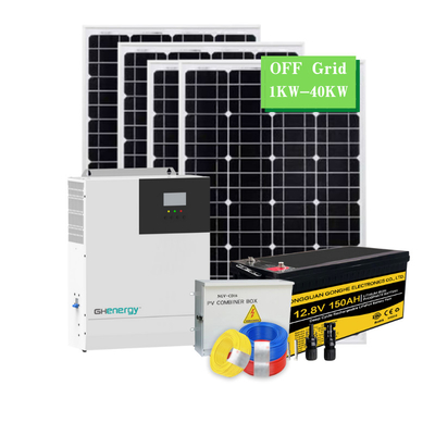 Sistema solare domestico resistente di Gonghe PID, sistemi a energia solare residenziali 120V