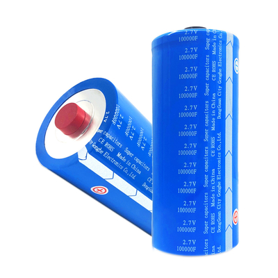 Giocattoli batteria elettronica 2.7v 100000f del condensatore di 100000 di farad ad alta densità ultra