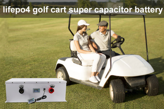 La batteria eccellente del carretto di golf della Banca 48v 5250wh del condensatore autonomia vita di ciclo lunga