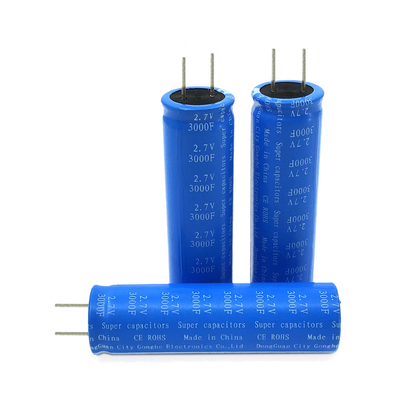 Tipo radiale portatile eccellente domestico della batteria 2.7V 3000F del condensatore di energia solare