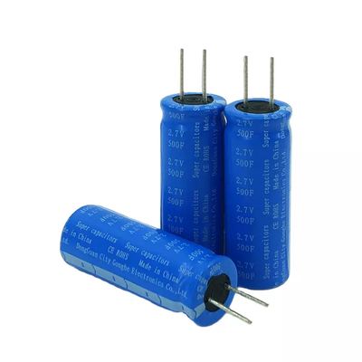 batteria solare radiale di 2.7v Supercapacitor, 500f pila solare Supercapacitor