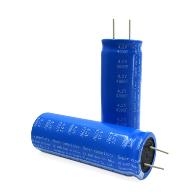 Cellula elettrica 4.2V 4000F di IEC Supercapacitor per il sistema leggero solare