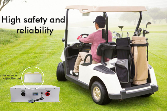 Batterie rinnovabili del carretto di golf di 100ah Lipo, batteria al litio elettrica del carrello di golf 48V