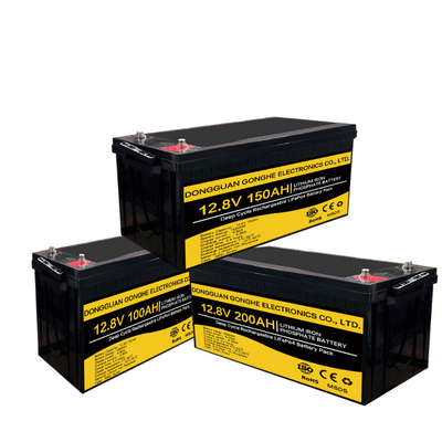 Litio profondo Ion Battery 12.8V 100Ah del ciclo di IEC 62619 per il sistema solare