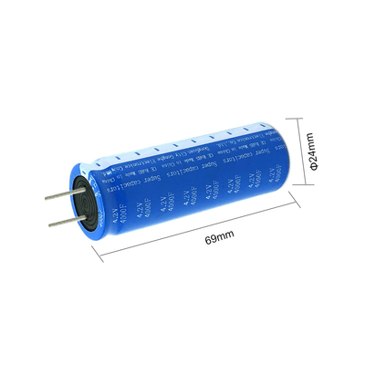 strato elettrico della batteria eccellente radiale del condensatore di 4.2V 4000F doppio per il sistema energetico domestico