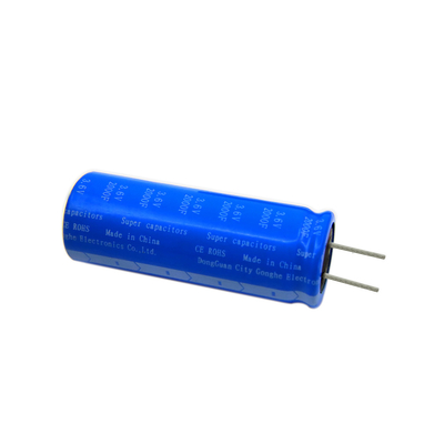 Doppia batteria radiale elettrica 3.6v 2000f dei condensatori di farad di strato