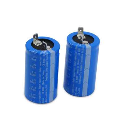 Lug 2,7 Volt 500 Farad Sostituire il foro passante della batteria a supercondensatore