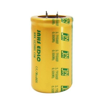 Cella supercondensatore a scatto da 2,7 Volt 500 Farad Sostituire le batterie