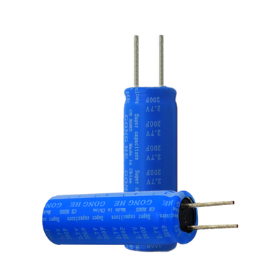 Nessuna batteria eccellente 2.7V pratico 200F 10x30mm del condensatore di esplosione