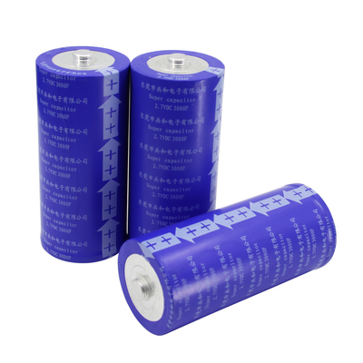 batteria eccellente 2.7V 3000F del condensatore di 60x136mm nessun'esplosione pratica