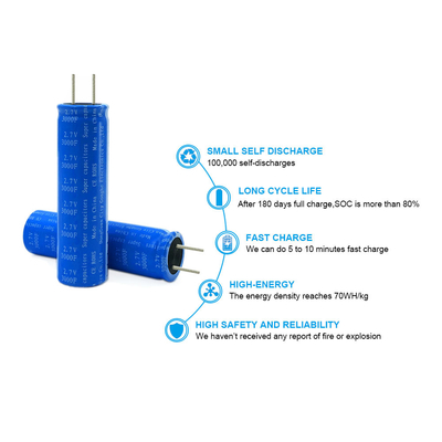 Grande supercapacitor iniziante freddo 2000f 16v di ultracapacitor 3000f 2.7v